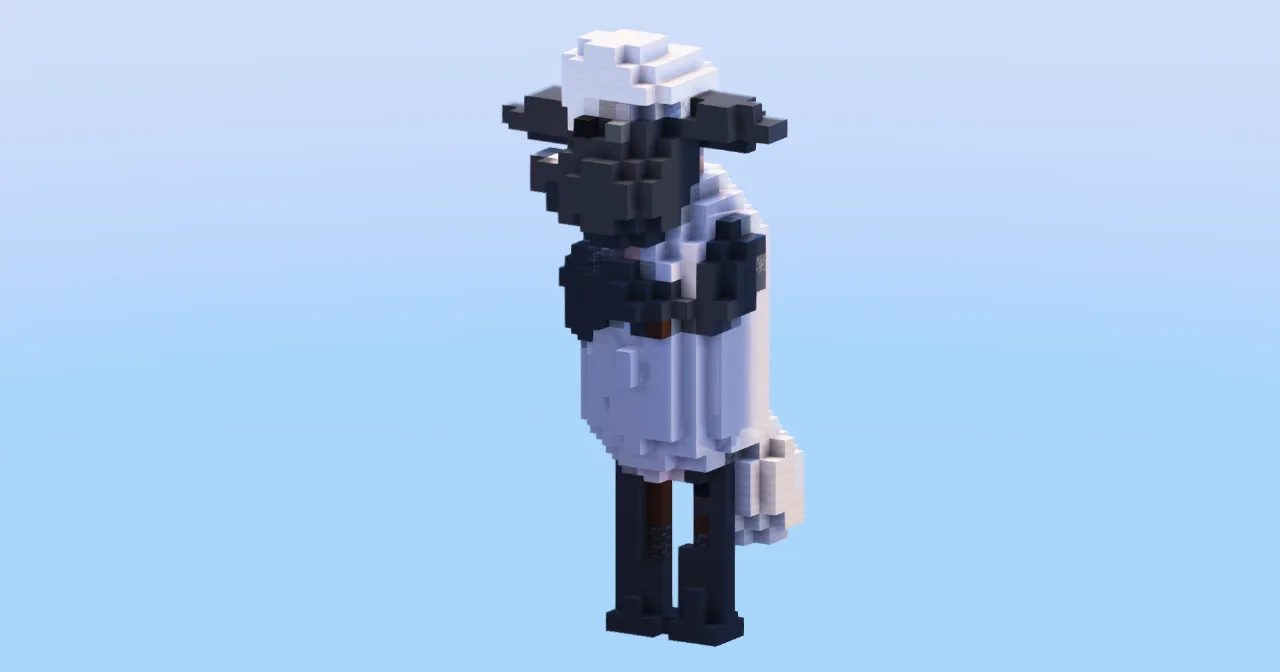Shaun the Sheep small — Minecraft Build by LeonisBuilds