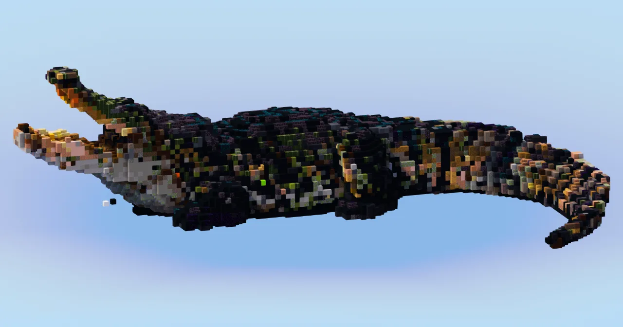 Crocodile — Minecraft Build by LeonisBuilds