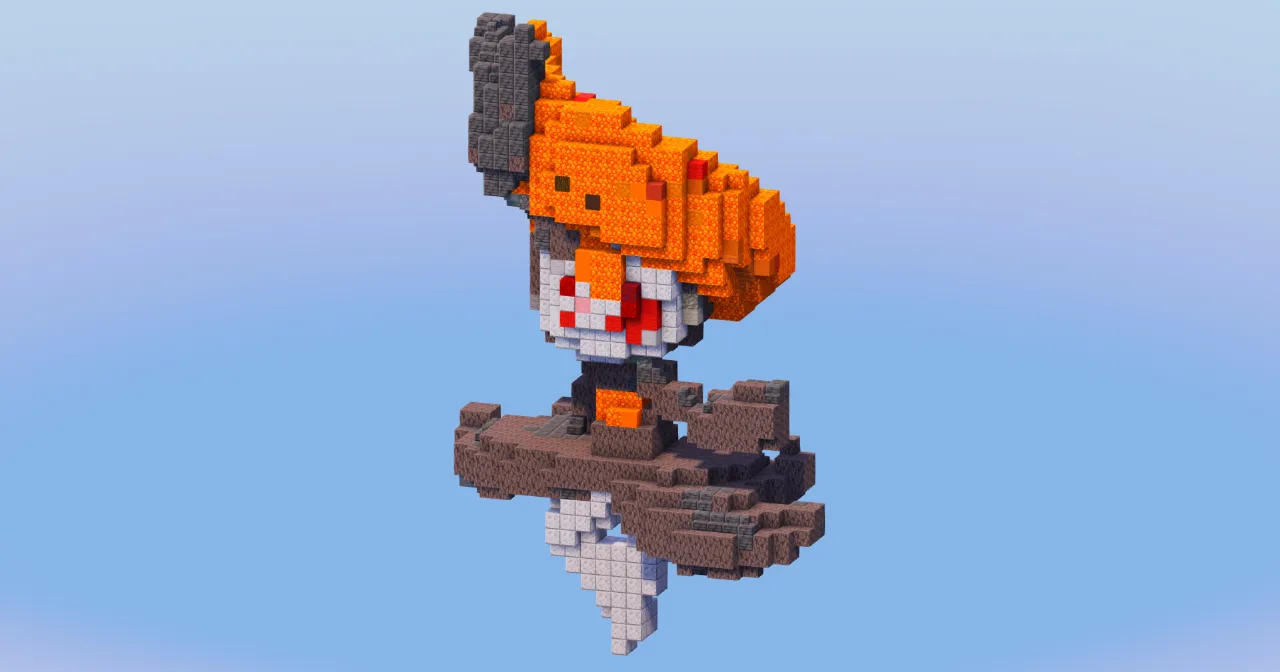 Meloetta Pirouette from Pokemon — Minecraft Build by LeonisBuilds