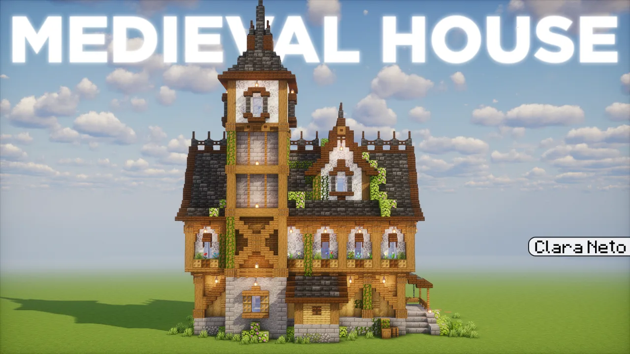 Medieval House — Minecraft Build by claraneto