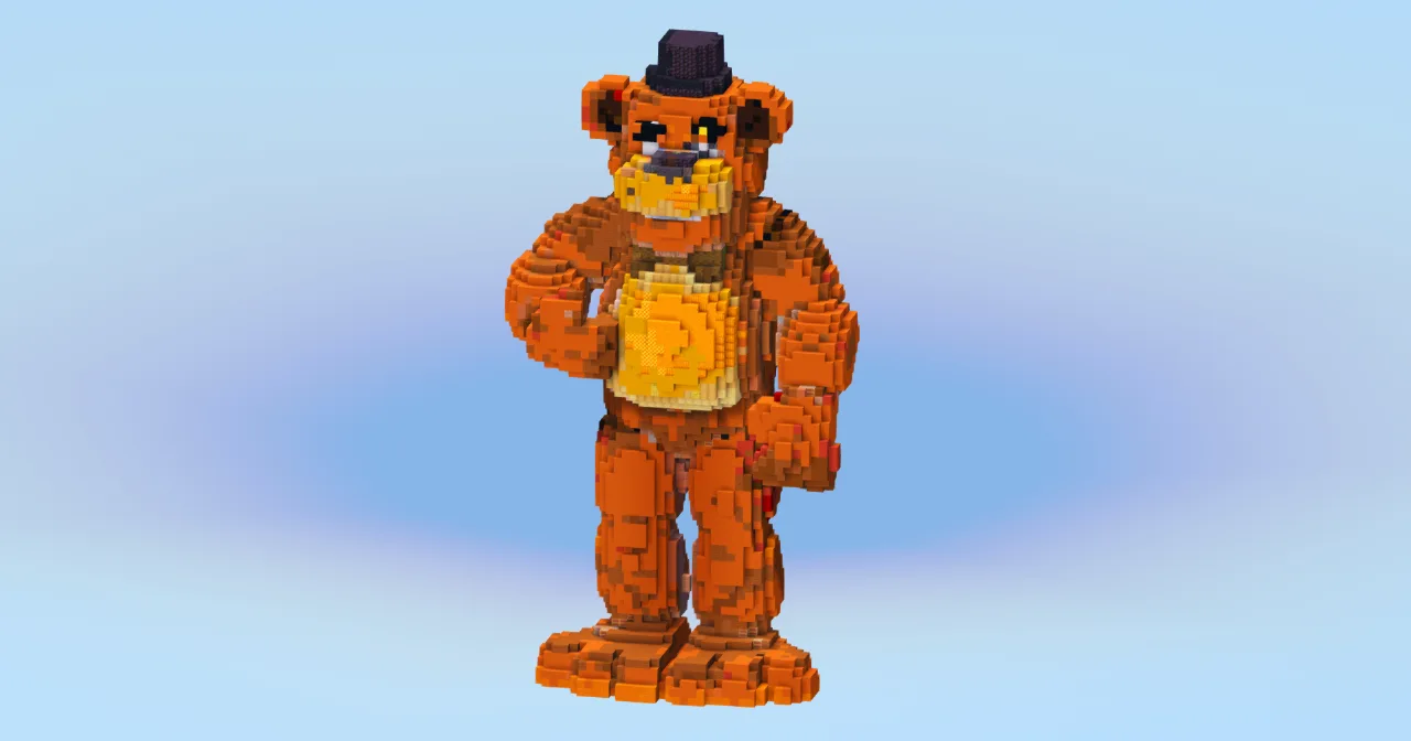 Freddy Fazbear — Minecraft Build by LeonisBuilds