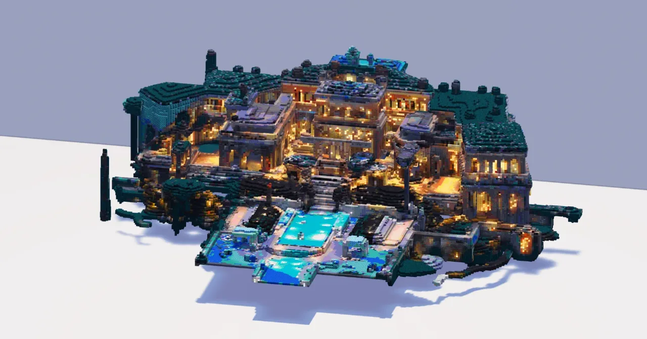 Big Luxury Mansion — Minecraft Build by ModernCraft
