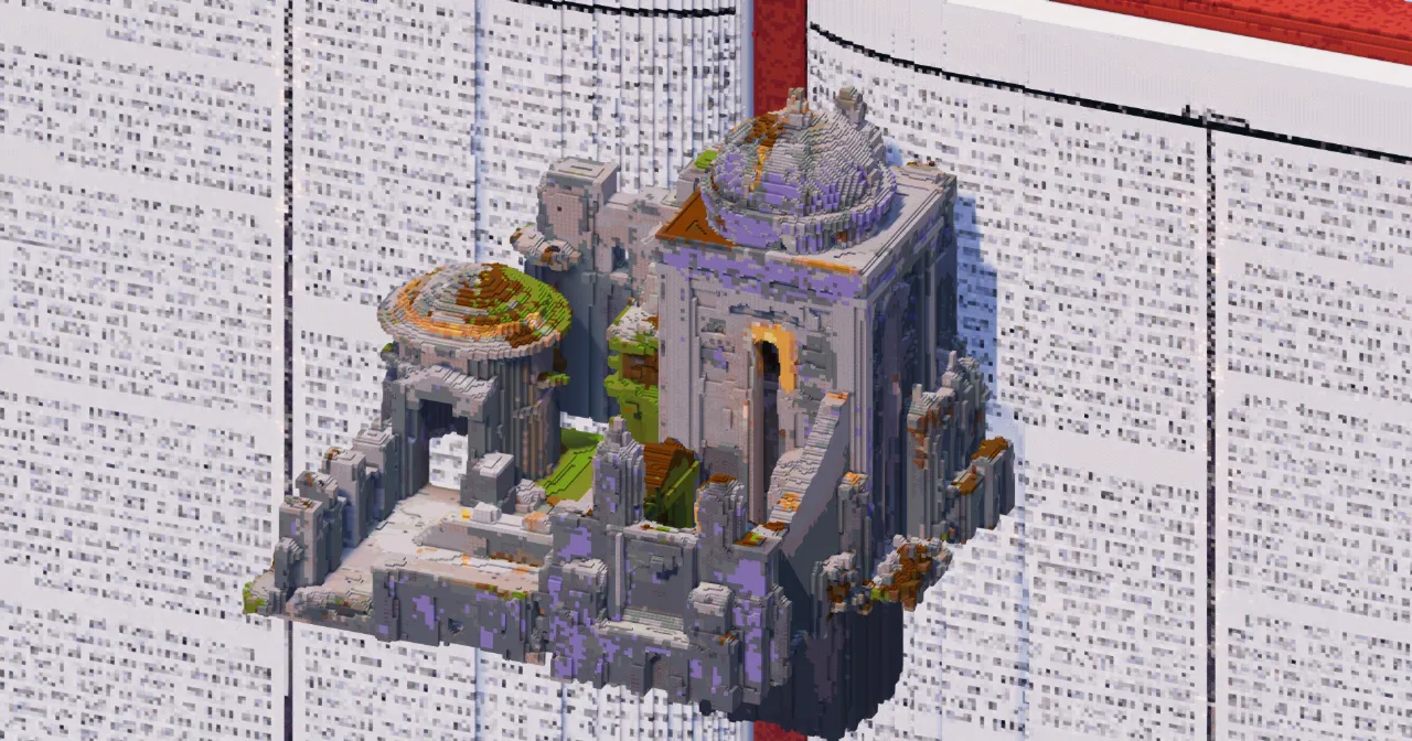 White Domed Palace — Minecraft Build by TheBibleOfBuilding