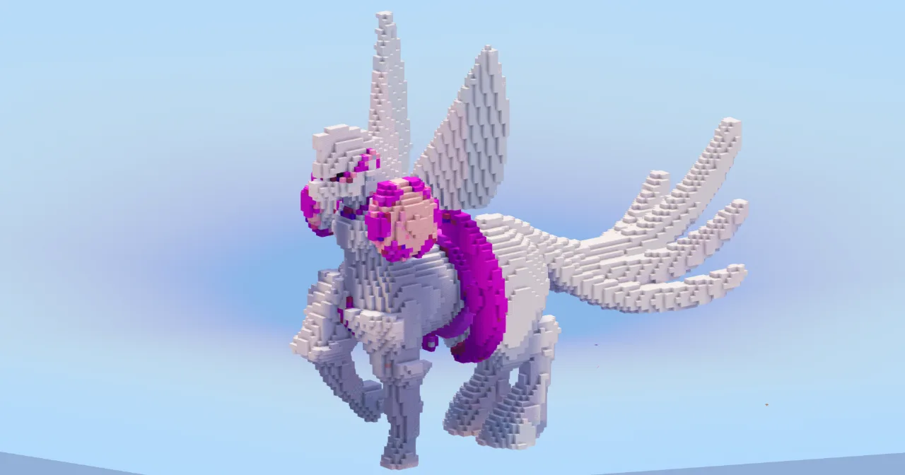 Palkia Original Form — Minecraft Build by LeonisBuilds