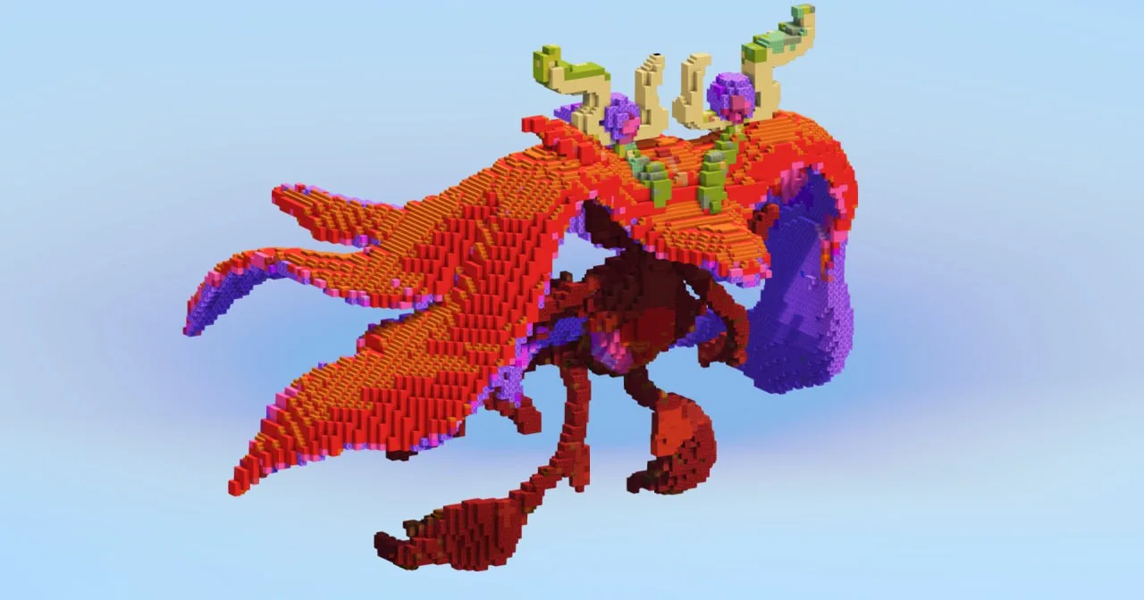 Mega Dragalge — Minecraft Build by LeonisBuilds