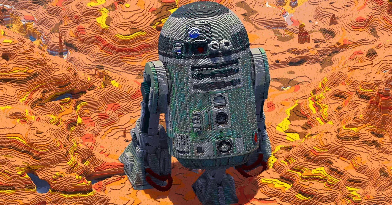 R2-T0 — Minecraft Build by StarWarsCreations