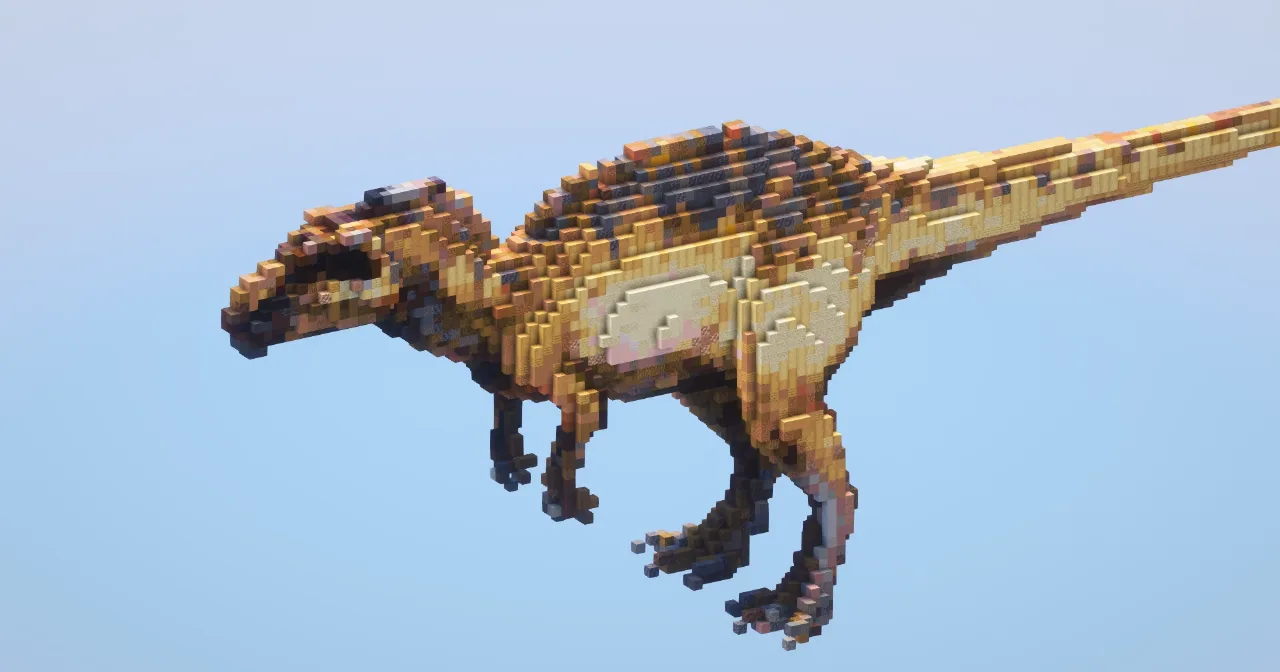 Velociraptor — Minecraft Build by LeonisBuilds