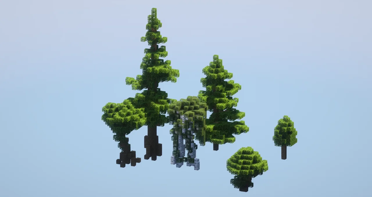 Custom Tree Pack — Minecraft Build by LeonisBuilds