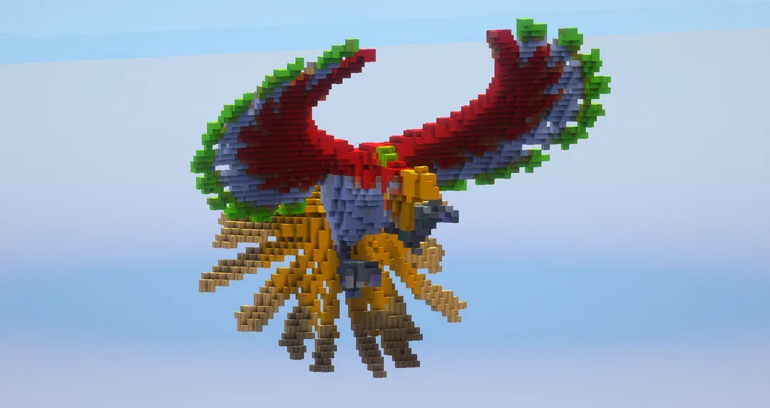 Ho-Oh — Minecraft Build by LeonisBuilds