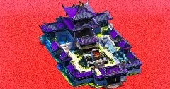Purple Japanese Castle — Minecraft Build by ImpossibleBuilds (3)
