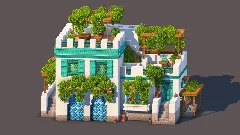Mediterranean Coastal Villa | Greek Island House — Minecraft Build by RaekonBuilds (1)