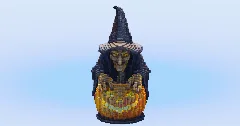 Scary Witch with Pumpkin — Minecraft Build by LeonisBuilds (2)