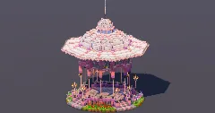 White Gothic Bandstand — Minecraft Build by MellowHat (2)