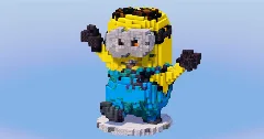 Dave from Minions — Minecraft Build by LeonisBuilds (2)