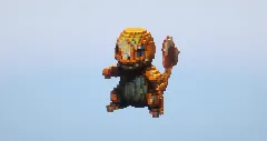 Charmander from Pokemon — Minecraft Build by LeonisBuilds (2)
