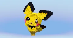 Pichu from Pokemon — Minecraft Build by LeonisBuilds (3)