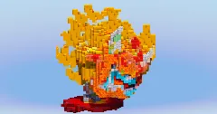 Terastal Ogerpon Hearthflame Mask from Pokemon — Minecraft Build by LeonisBuilds (2)