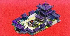 Purple Japanese Castle — Minecraft Build by ImpossibleBuilds (2)
