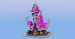 Magenta Medieval Fantasy House 1 — Minecraft Build by LeonisBuilds (1)