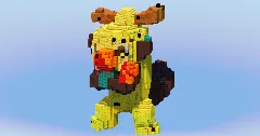 Thwackey from Pokemon — Minecraft Build by LeonisBuilds (1)