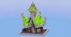Lime Medieval Fantasy House 4 — Minecraft Build by LeonisBuilds (2)