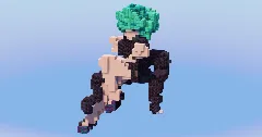 Tatsumaki from One Punch Man — Minecraft Build by LeonisBuilds (1)