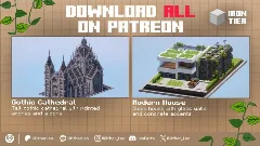 Gothic Square 2.0 — Minecraft Build by LeonisBuilds (2)