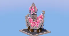 Pink Medieval Fantasy House 3 — Minecraft Build by LeonisBuilds (1)