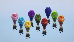 Hot Air Baloon Pack — Minecraft Build by LeonisBuilds (1)