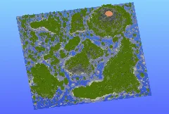 Survival Multibiome Archipelago 2000x2000 Blocks Custom Map, Volcano, Palms, Jungle, Jungle Islands, Beach, Warm ocean — Minecraft Build by LeonisBuilds (1)