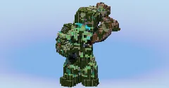 Prismarine Guardian from Minecraft Storymode — Minecraft Build by LeonisBuilds (3)