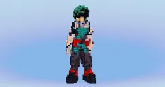 Deku from My Hero Academia — Minecraft Build by LeonisBuilds (2)