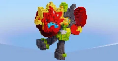 Ogerpon Hearthflame Mask from Pokemon — Minecraft Build by LeonisBuilds (2)