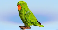 Green Parrot — Minecraft Build by LeonisBuilds (1)