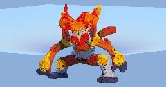Infernape — Minecraft Build by LeonisBuilds (1)