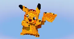 Pikachu from Pokemon — Minecraft Build by LeonisBuilds (2)