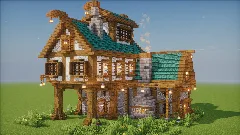 Medieval House — Minecraft Build by claraneto (2)