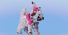 Marie from Disney Aristocats — Minecraft Build by LeonisBuilds (1)