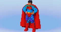 Superman from DC Comics — Minecraft Build by LeonisBuilds (1)