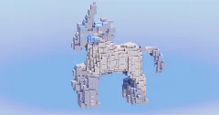 Glastrier from Pokemon — Minecraft Build by LeonisBuilds (1)