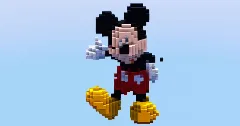 Mickey Mouse from Disney Mickey Mouse — Minecraft Build by LeonisBuilds (2)