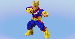 All Might from My Hero Academia — Minecraft Build by LeonisBuilds (2)