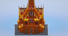 Fantasy Pizza Cathedral — Minecraft Build by LeonisBuilds (2)