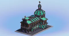 Medieval Church Dark Copper — Minecraft Build by LeonisBuilds (2)