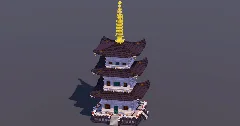 Medium Japanese Pagoda Black — Minecraft Build by MellowHat (2)