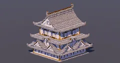 Medium Japanese Castle Gray — Minecraft Build by MellowHat (2)