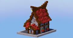 Mangrove Red Medieval House 7 — Minecraft Build by LeonisBuilds (1)