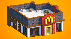 Modern McDonald's | Fully Furnished Interior — Minecraft Build by RaekonBuilds (5)