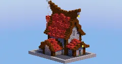 Mangrove Red Medieval House 7 — Minecraft Build by LeonisBuilds (2)