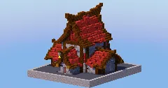 Mangrove Red Medieval House 5 — Minecraft Build by LeonisBuilds (2)
